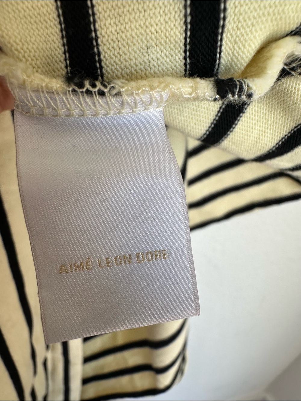 Aimé Leon Dore Striped Crewneck T-Shirt Men’s Large‎ Short Sleeve - Picture 10 of 12